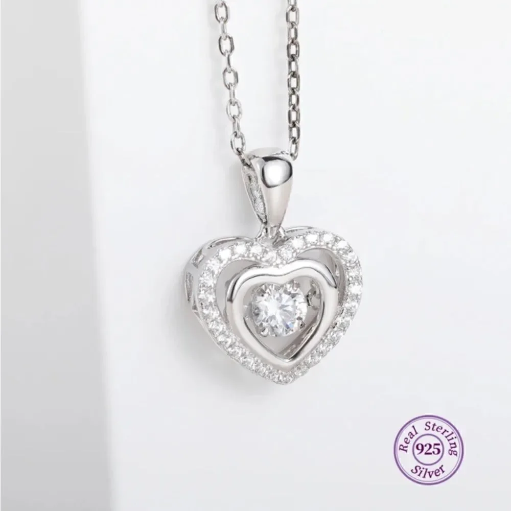 The Princess Darling Necklace in 925 silver and cubic zirconia